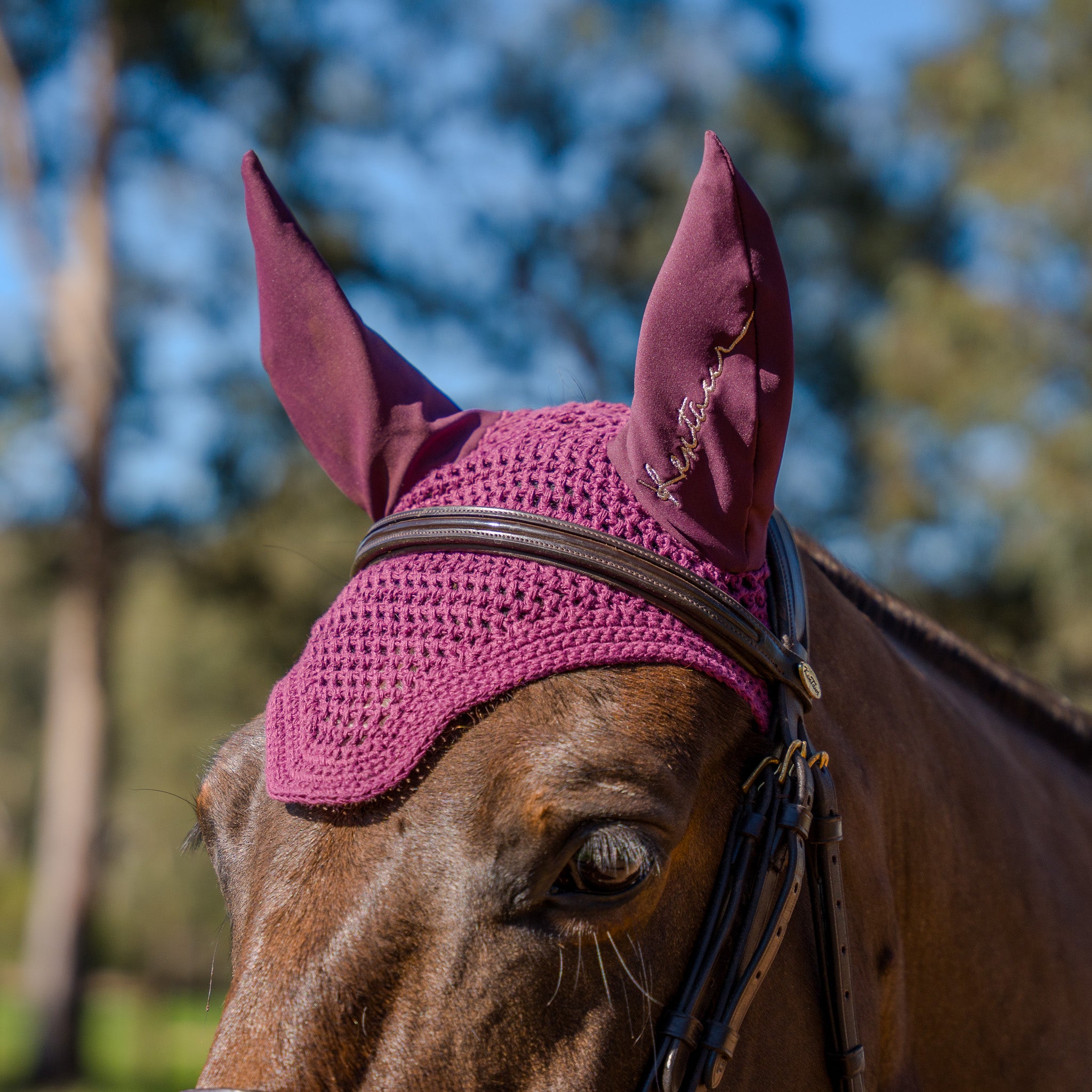 Kentaur Saddle Pad & Bonnet Set Bohemia