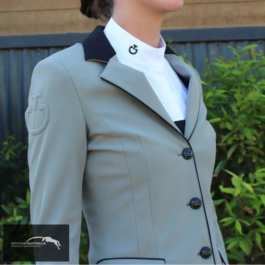 Cavalleria Toscana ‘Grand Prix’ Womens Competition Jacket Light Moss (5E00) / AU 10 Show Jackets