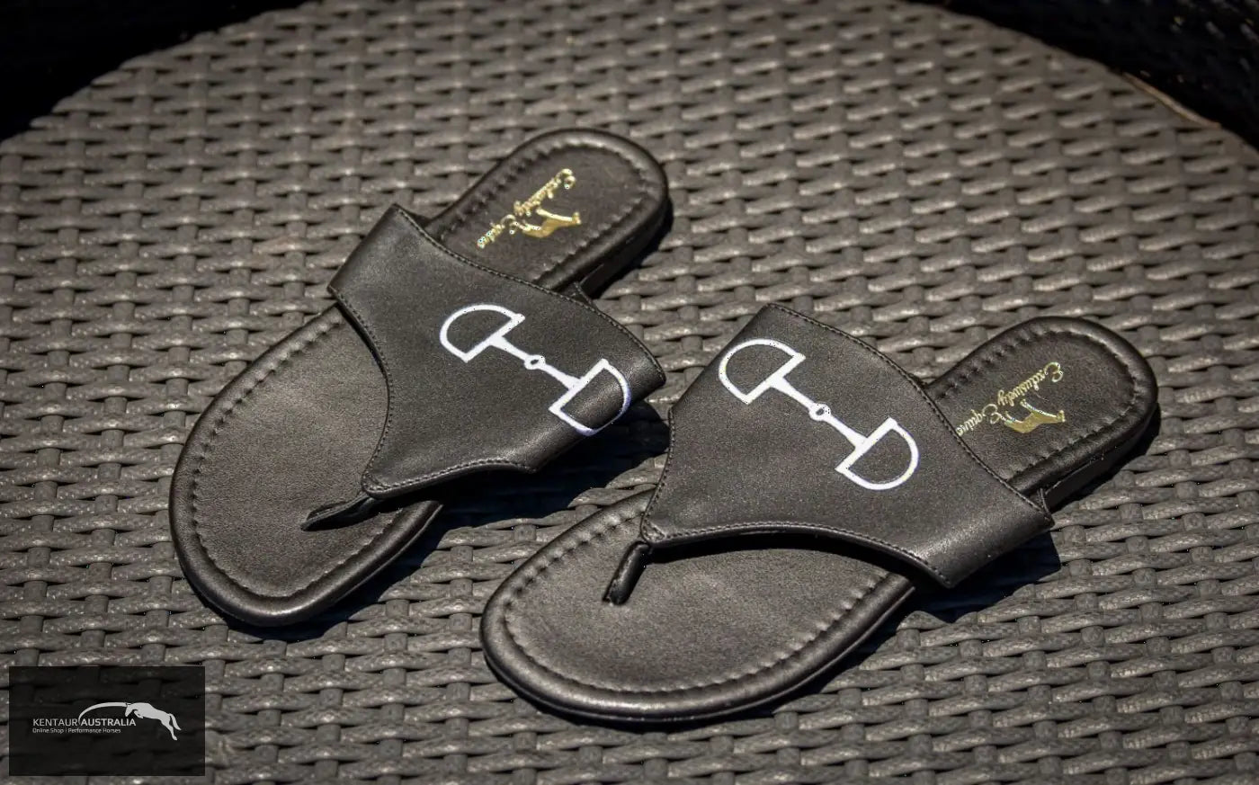 Exclusively Equine Flip Flops Snaffle Bit / EUR 36 Footwear
