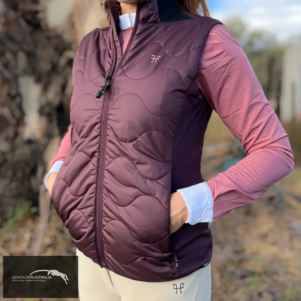 Horse Pilot Rider Vest - Winetasting / M - Jumpers and Jackets