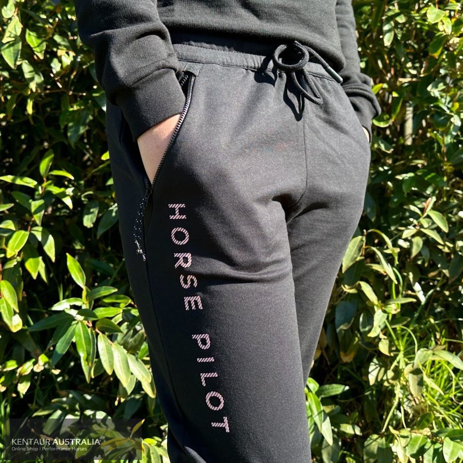 Horse Pilot ’Team’ Womens Track Pants Black / XS Casual Breeches