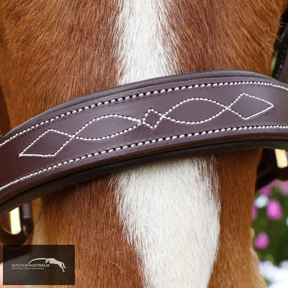 Kentaur Leather Halter With Stitching Halters & Flyveils