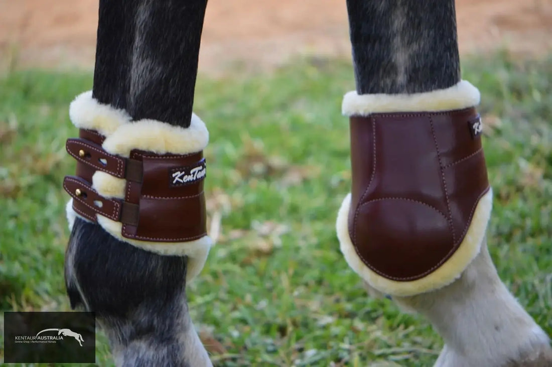 Kentaur Oxford Sheepskin Hind Show Jumping Boots Jumping Boots