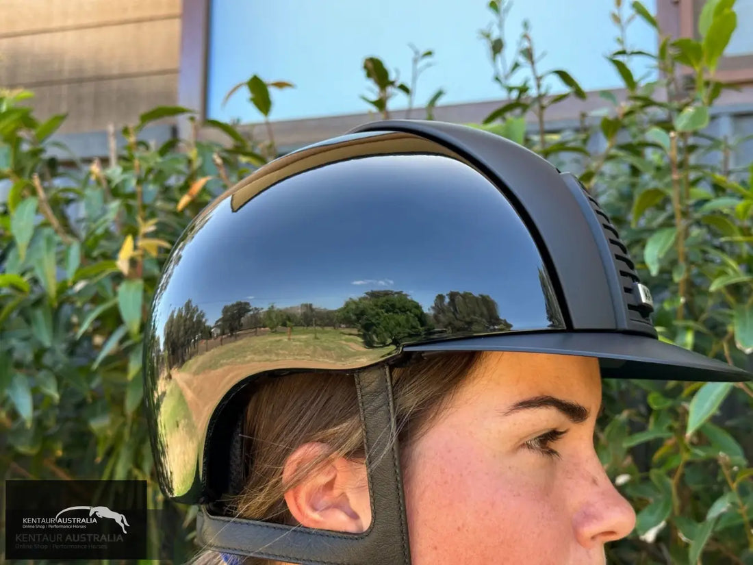 KEP ’Cromo 2.0 Polish with Textile Grid Inserts and Visor’ Helmet Kep Helmets