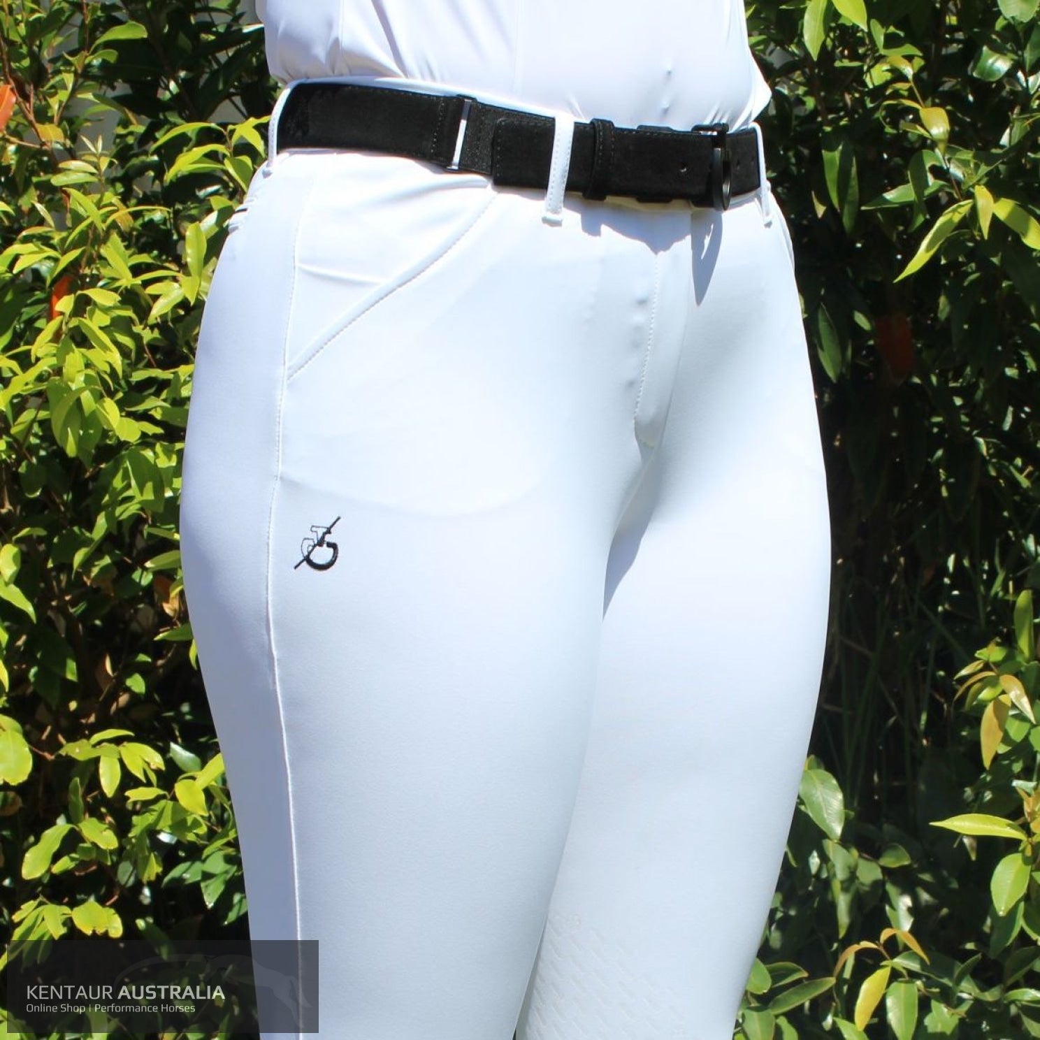 Cavalleria Toscana ’CT Dash’ Womens Competition Breeches White (0001) / AU 4 Competition Breeches