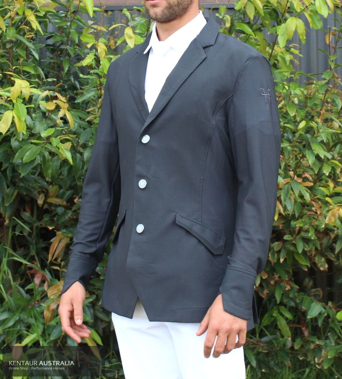 Horse Pilot ’Aeromesh’ Mens Competition Jacket Grey / 48 Show Jackets