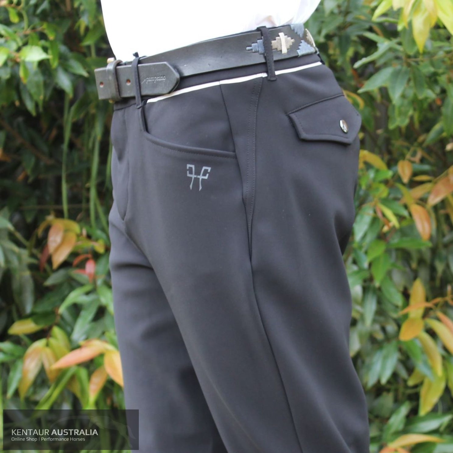 Horse Pilot ’X-Design’ Mens Casual Breeches Black / AU 30 (M) Casual Breeches Men