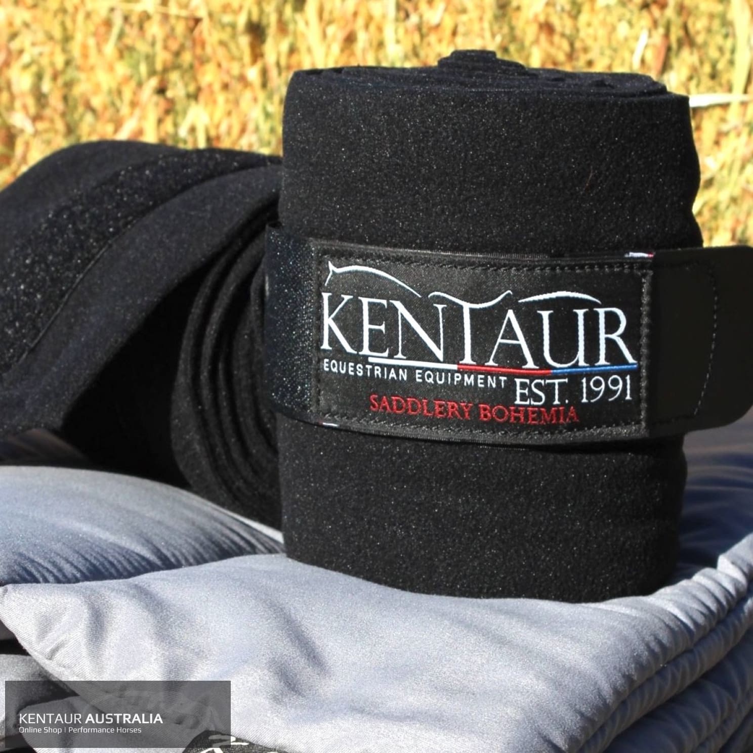 Kentaur ’Fleece’ Bandages Black Bandages/ Underwraps