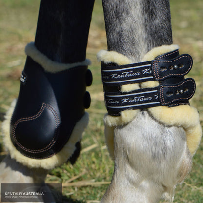 Kentaur Roma Hind Boot With Sheepskin Black / Full Jumping Boots