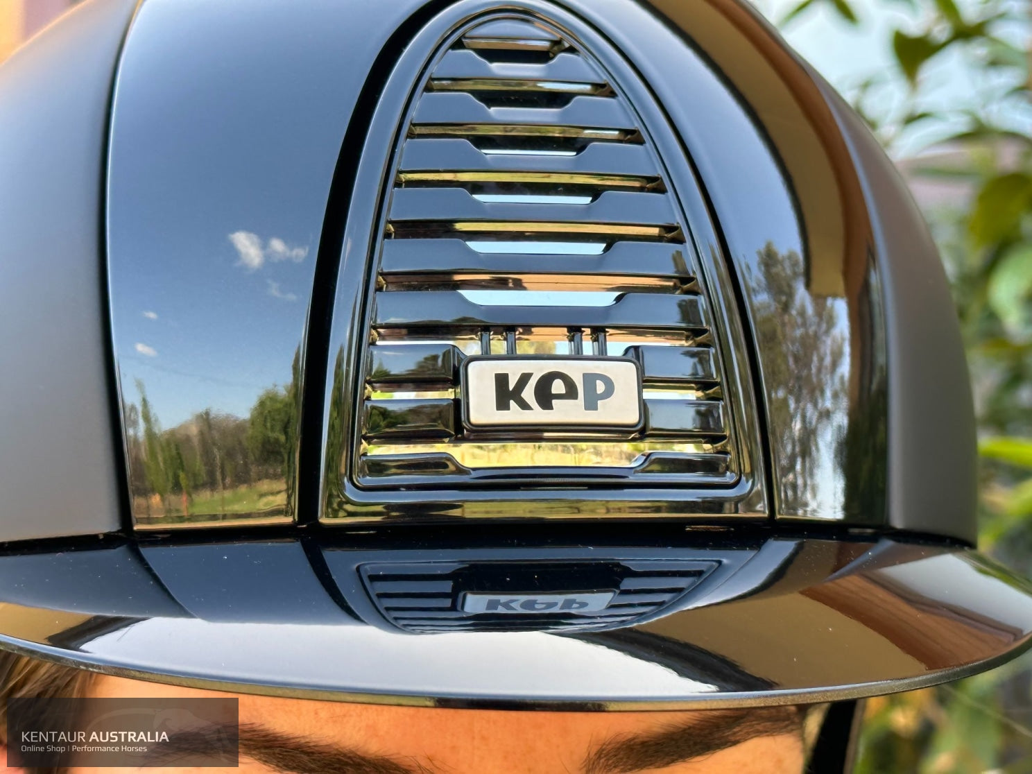 KEP ’Cromo 2.0 Textile with Polish Inserts Grid and Visor’ Helmet Kep Helmets