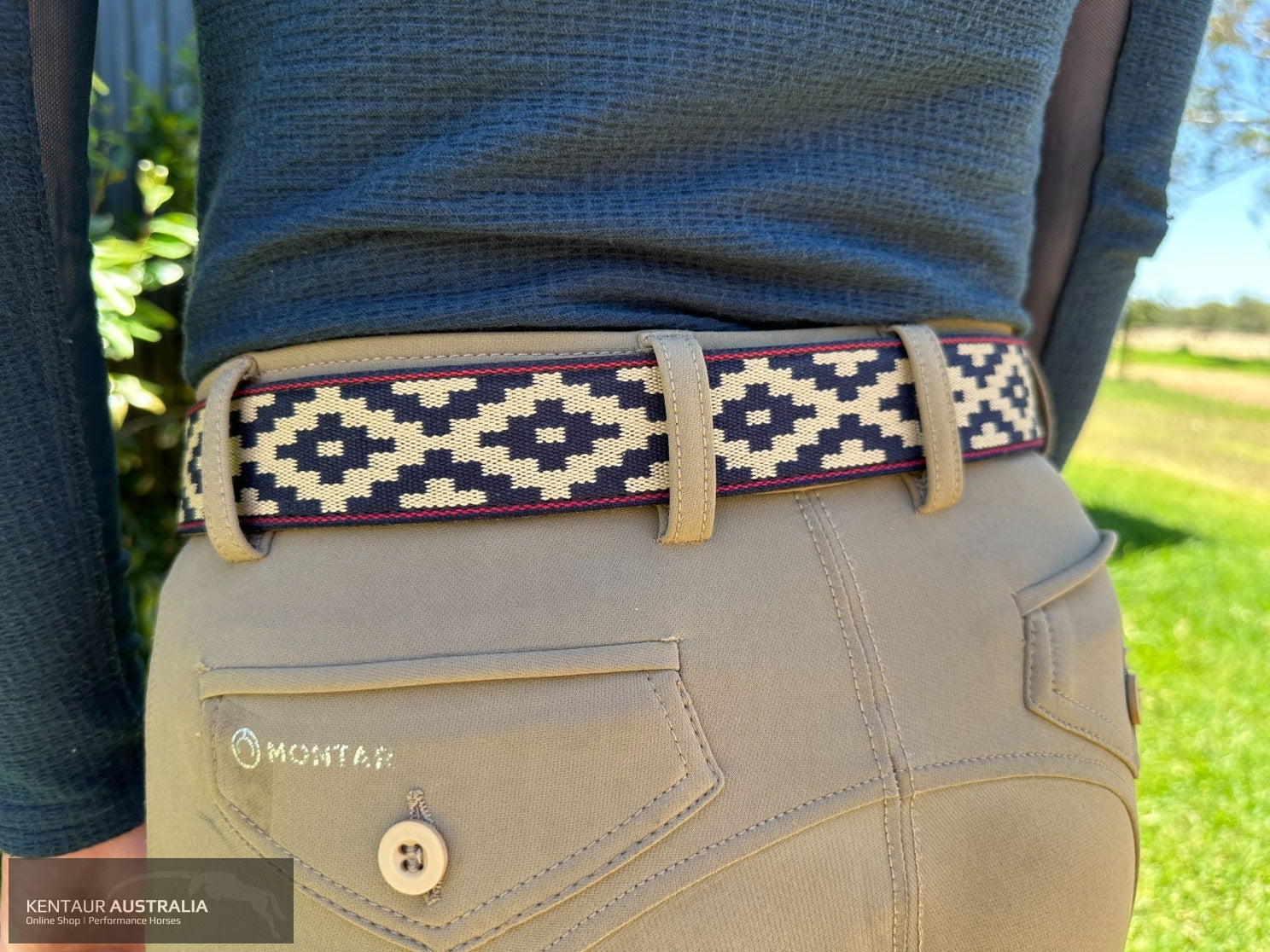 Pampeano ’Cincha Navy/Beige’ Belt Belt