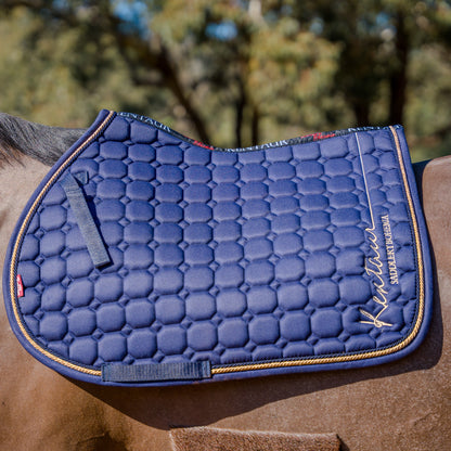 Kentaur Saddle Pad &amp; Bonnet Set Bohemia