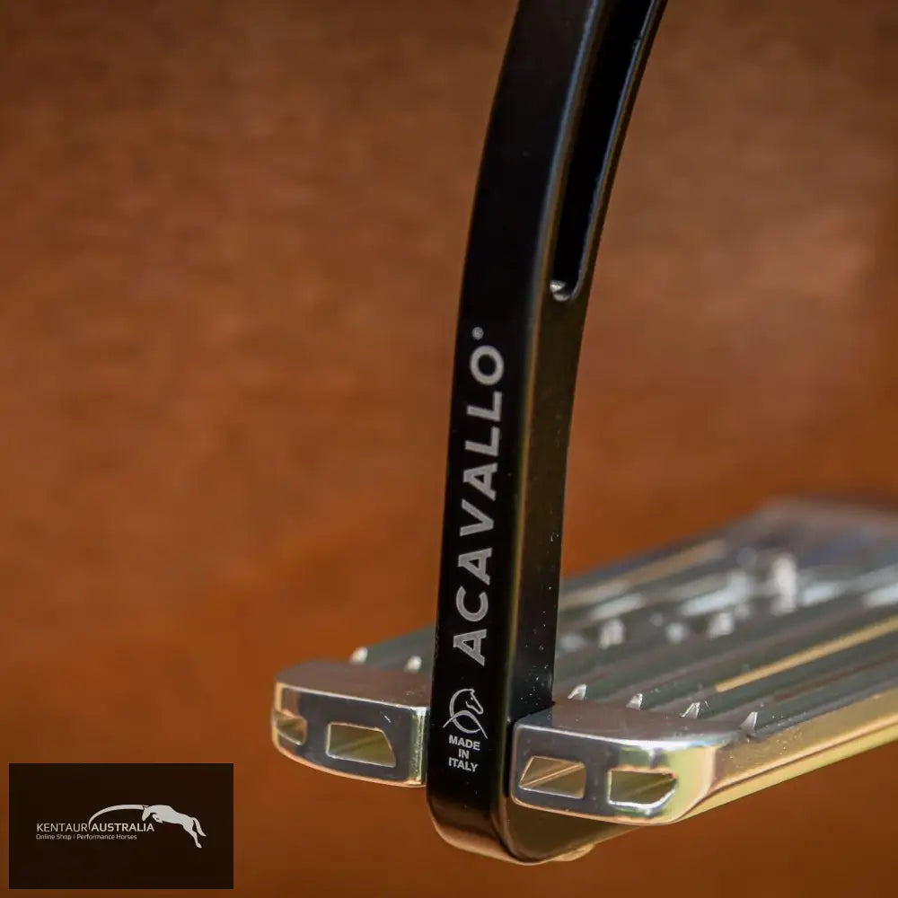 Acavallo ’Arco AluPro’ Stirrups Titanium Saddle Accessories