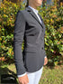 Cavalleria Toscana ‘American Jersey Hunter’ Womens Competition Jacket - Black (9999) / AU 6 - Show Jackets