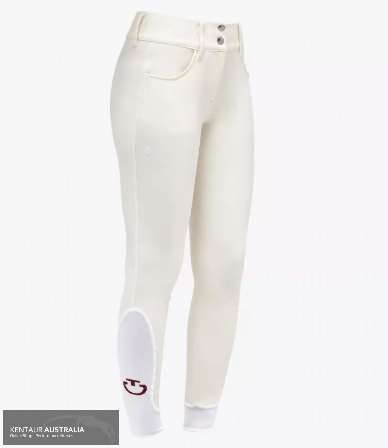 Cavalleria Toscana ’American’ Normal Waist Womens Competition Breeches Off-White (1B00) / AU 6 Competition Breeches