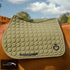 Cavalleria Toscana Circle Quilted Saddle Pad - Forrest Green / Full - Saddle Pad