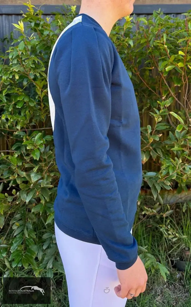 Cavalleria Toscana ’CT Emblem Puff Sleeve’ Womens Sweatshirt Jumpers and Jackets