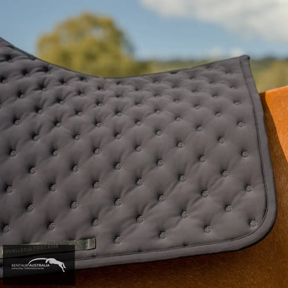 Cavalleria Toscana Embrodery Quilted Saddle Pad - Saddle Pad