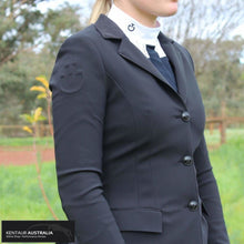 Load image into Gallery viewer, Cavalleria Toscana ‘Grand Prix’ Womens Competition Jacket Black (9999) / AU 14 Show Jackets