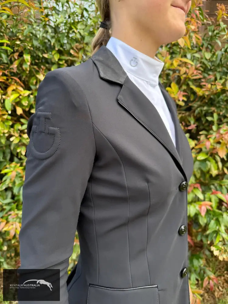 Cavalleria Toscana ‘Grand Prix’ Womens Competition Jacket - Black (9999) / AU 6 - Show Jackets