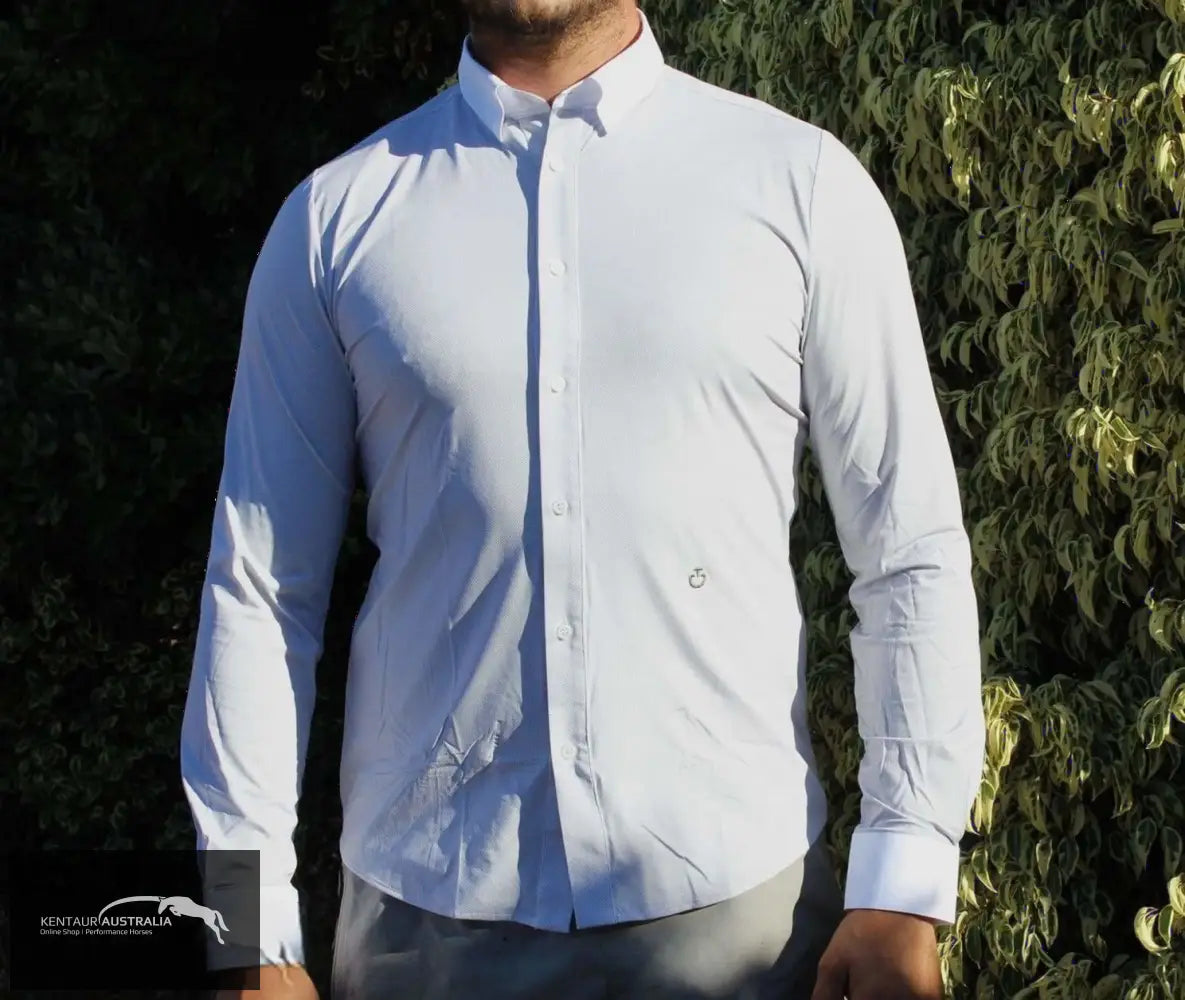 Cavalleria Toscana Guibert Mens Competition Shirt Grey (F009) / M Competition Shirt