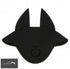 Cavalleria Toscana ’Light Weight Jersey Stripe’ Earnet - Black (9999) / Full - Ears