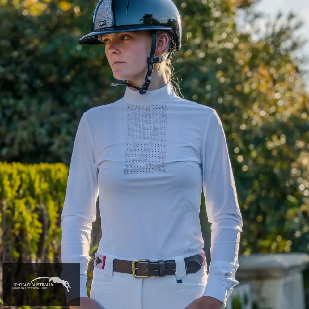 Cavalleria Toscana R-EVO L/S Perforated Bib Competition Shirt - Competition Shirt