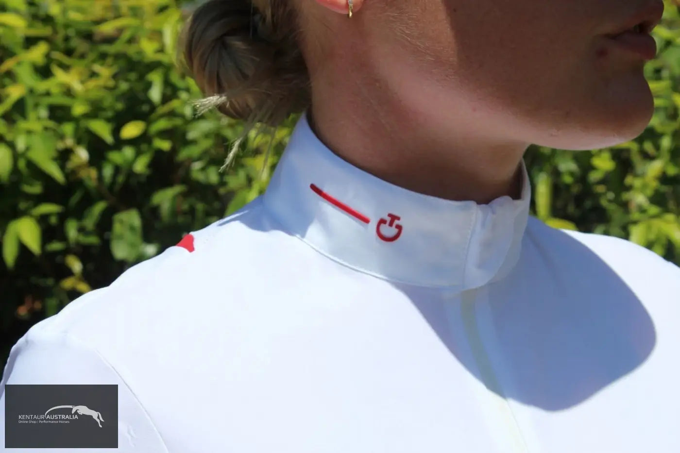 Cavalleria Toscana ’Revo 3-D Jersey Mesh S/S’ Womens Competition Shirt Competition Shirt