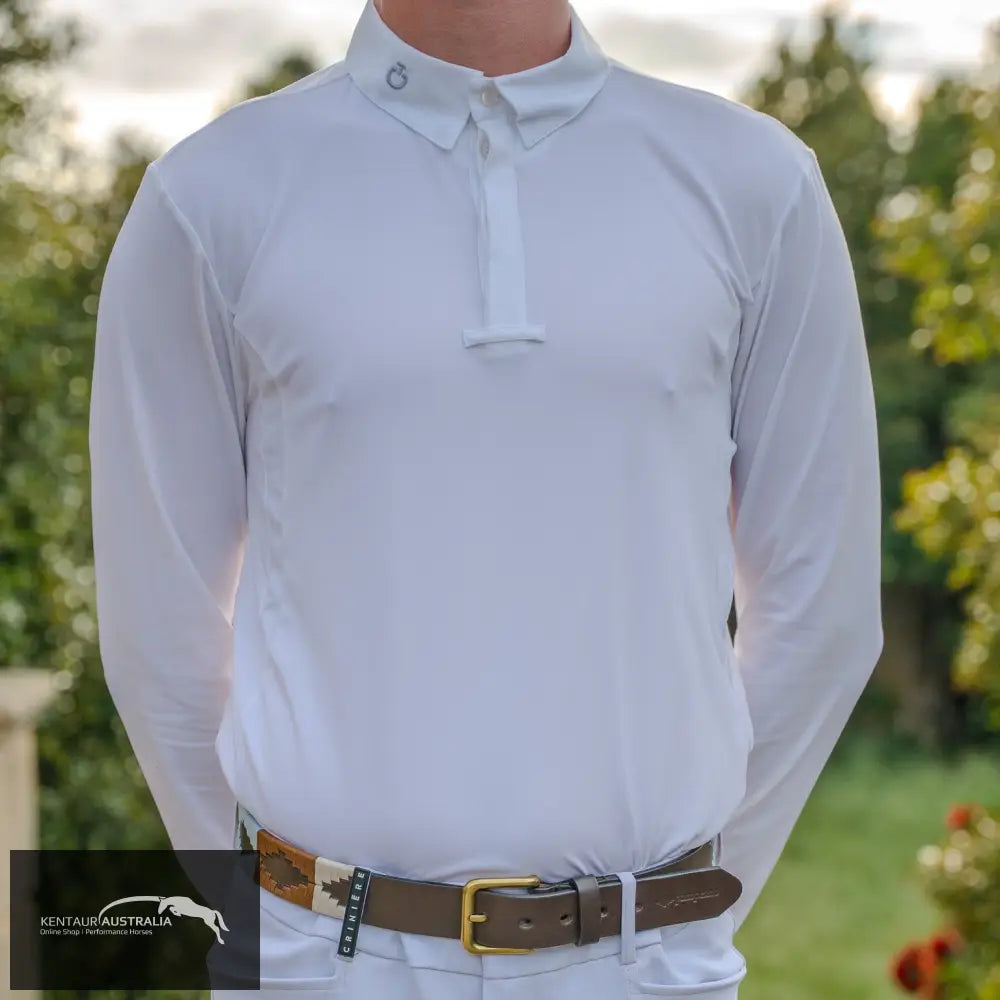 Cavalleria Toscana ’Tech Jersey L/S’ Mens Competition Shirt - Competition Shirt