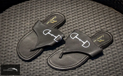 Exclusively Equine Flip Flops Snaffle Bit / EUR 36 Footwear