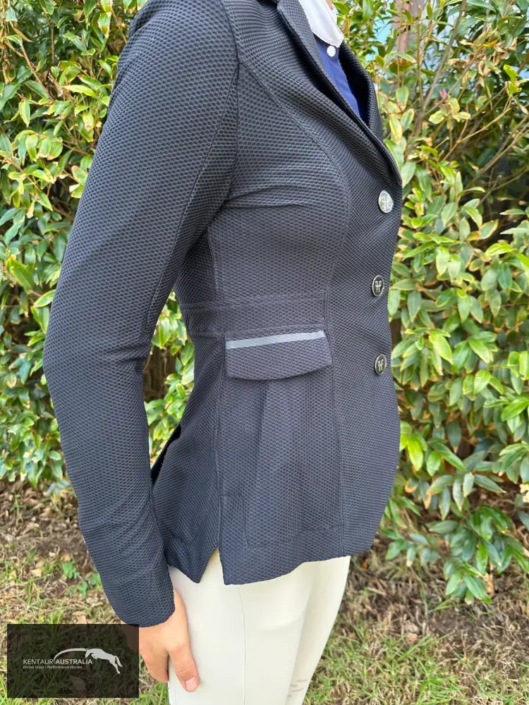 Horse Pilot ’Aeromesh’ Womens Competition Jacket - Black / AU 10 (38) - Show Jackets