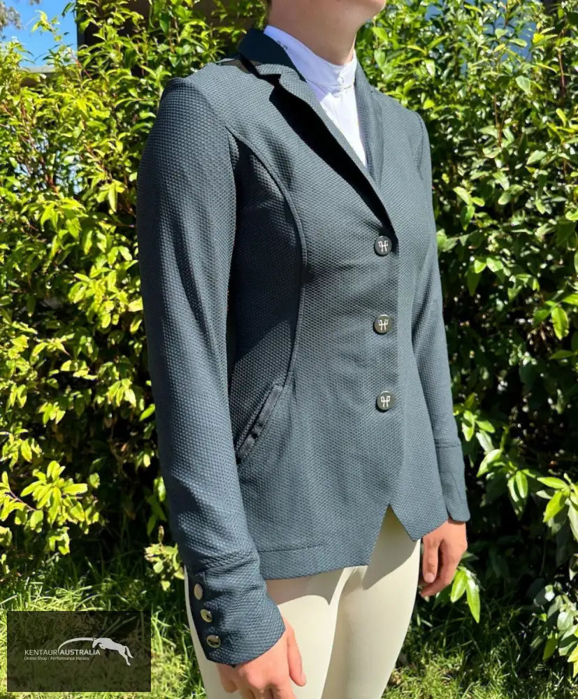 Horse Pilot ’Aeromesh’ Womens Competition Jacket Dark Green / AU 6 (34) Show Jackets