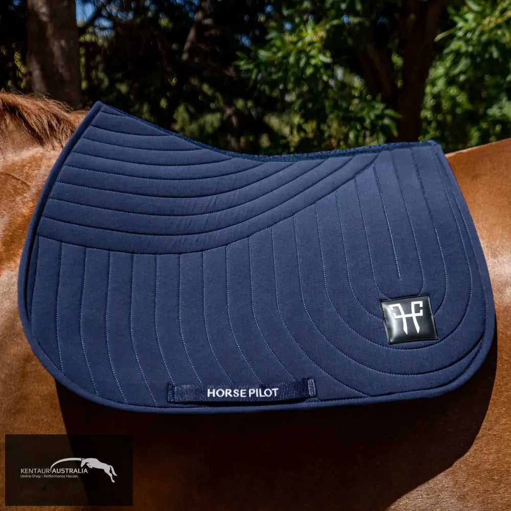 Horse Pilot Ergonomic Saddle Pad - Dark Night / Full - Saddle Pad