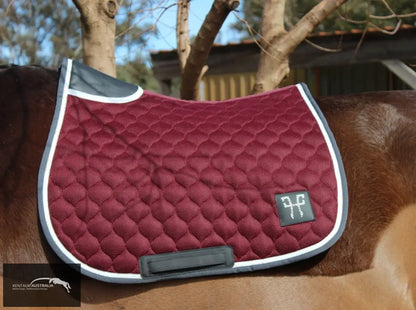 Horse Pilot ’Jumping’ Saddle Pad Burgundy / Full Saddle Pad