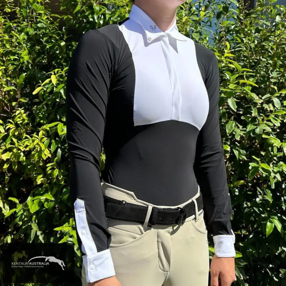Horse Pilot ’Monica L/S’ Womens Competition Shirt Black / S Competition Shirt