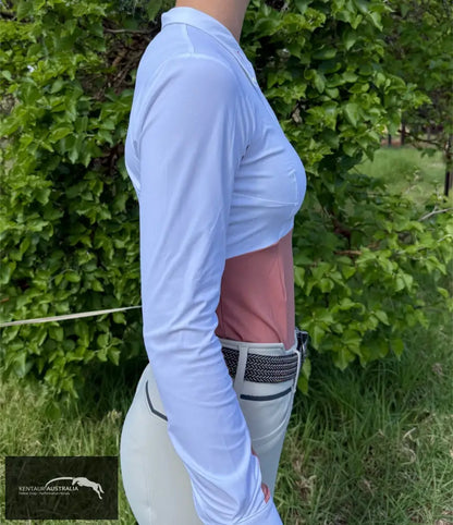 Horse Pilot ’Monica L/S’ Womens Competition Shirt - Competition Shirt