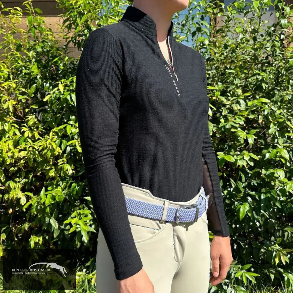 Horse Pilot ’Suntech’ Training Shirt Black / XS Polo Shirts & Jersey’s