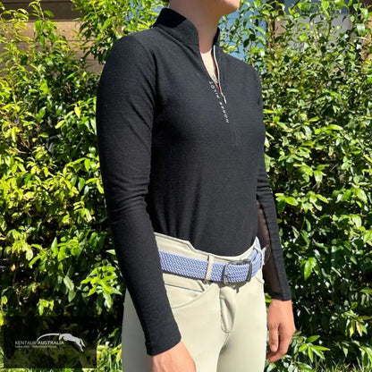 Horse Pilot ’Suntech’ Training Shirt Black / XS Polo Shirts &amp; Jersey’s