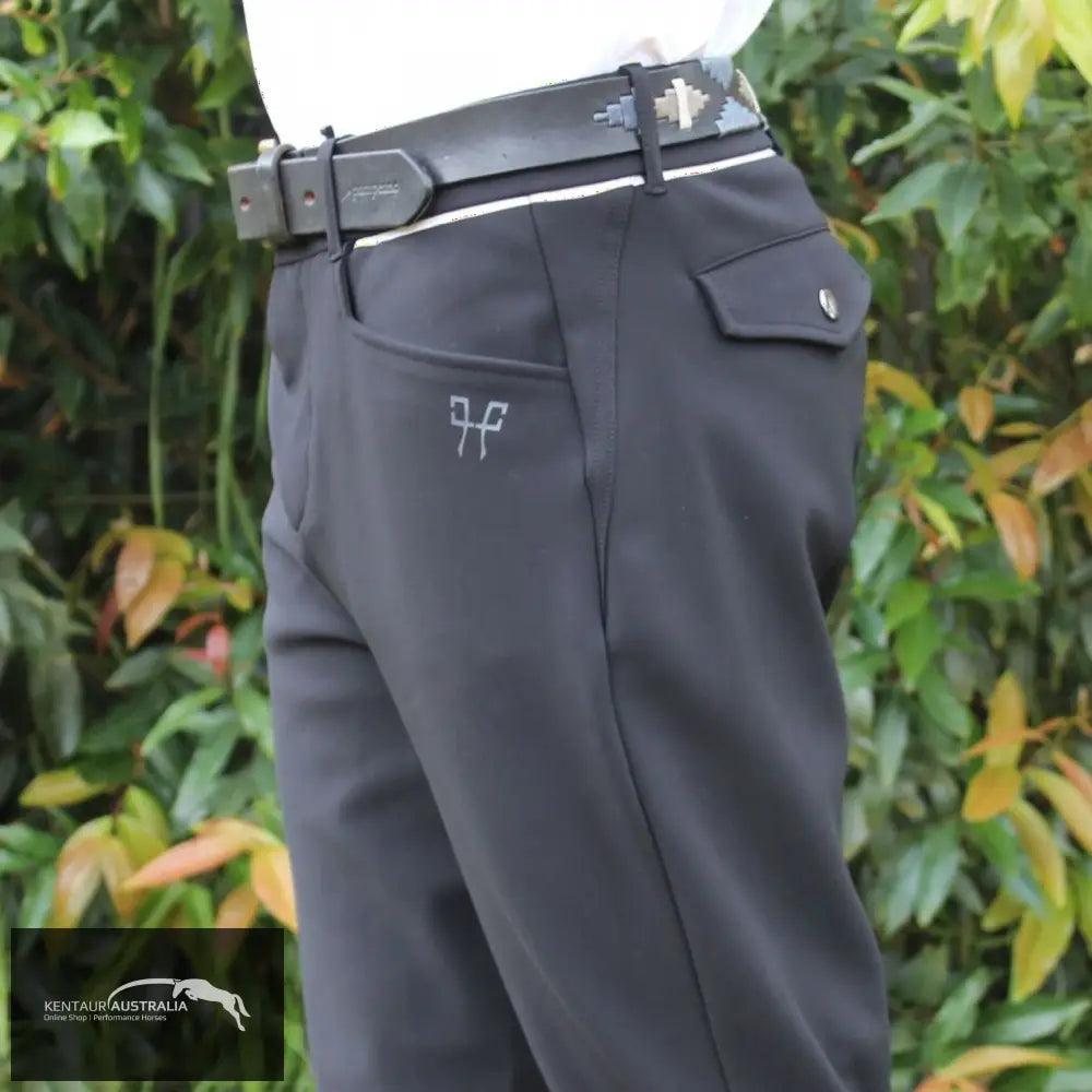 Horse Pilot ’X-Design’ Mens Casual Breeches Black / AU 30 (M) Casual Breeches Men
