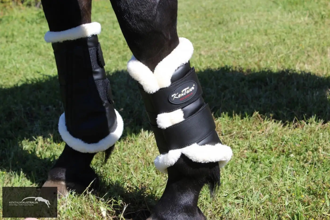 Kentaur Artificial Sheepskin Dressage Boots dressage boots