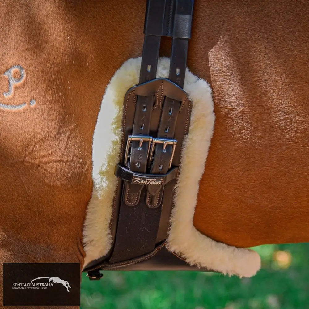 Kentaur ’Camarque’ Stud Girth with Sheepskin Black / 60cm jumping girths