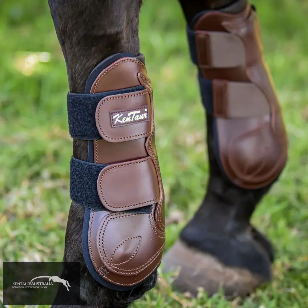 Kentaur ’Carmona’ Front Jump Boots Brown / Full Jumping Boots