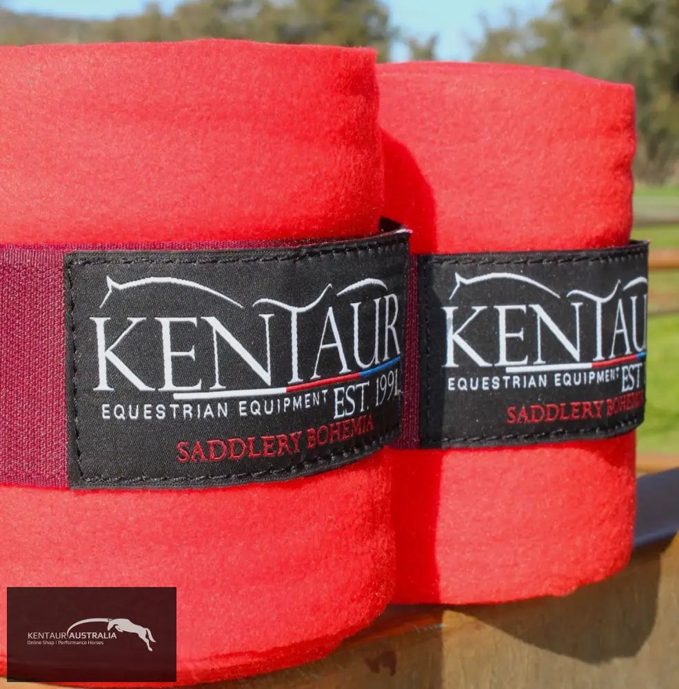 Kentaur ’Fleece’ Bandages Red Bandages/ Underwraps