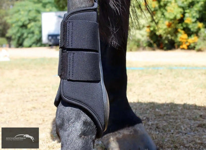 Kentaur Front Neoprene Boots Black / Full dressage boots