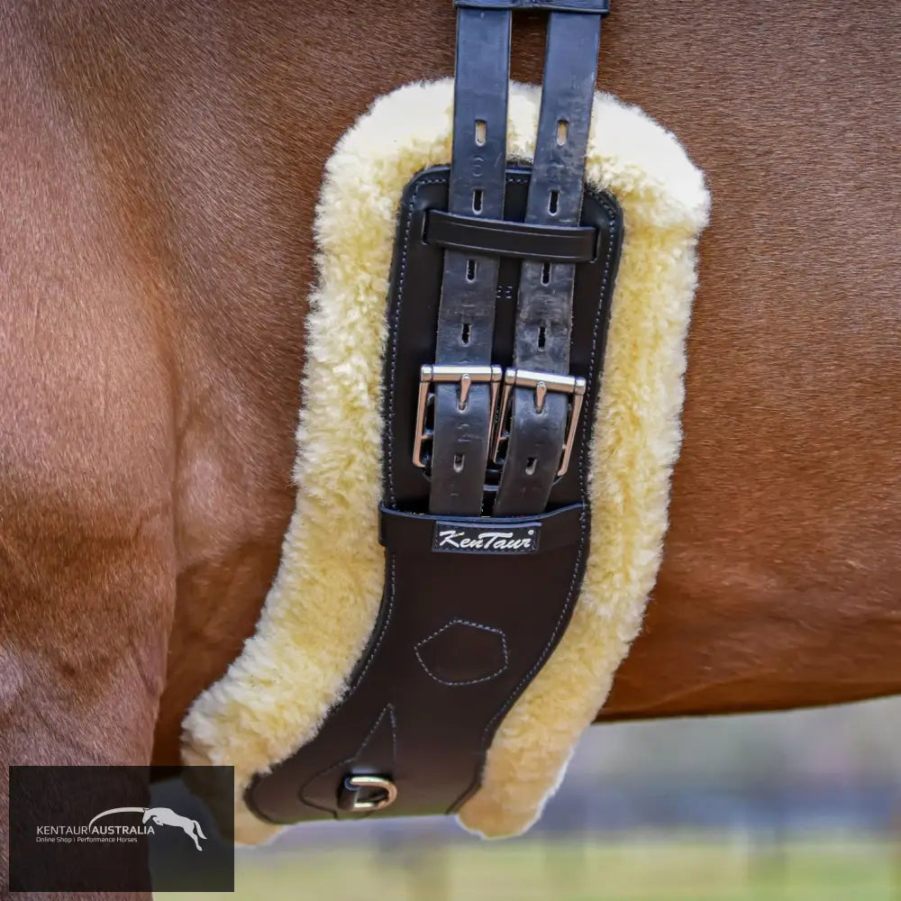 Kentaur ’Geneva’ Girth with Sheepskin Black / 40cm / YES Dressage Girth