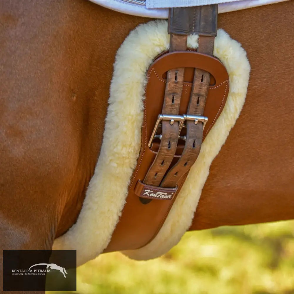 Kentaur ’Grand Prix’ Girth with Sheepskin Tobacco / 50cm / Yes Dressage Girth