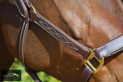 Kentaur Leather Halter With Stitching Halters &amp; Flyveils