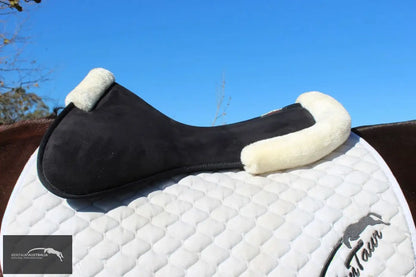 Kentaur Memory Foam Half Pad with Artificial Sheepskin Saddle Pad