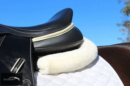Kentaur Memory Foam Half Pad with Artificial Sheepskin Saddle Pad