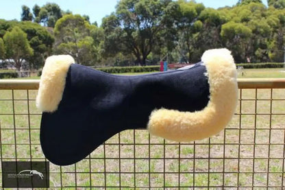 Kentaur Memory Foam Half Pad With Sheepskin Saddle Pad